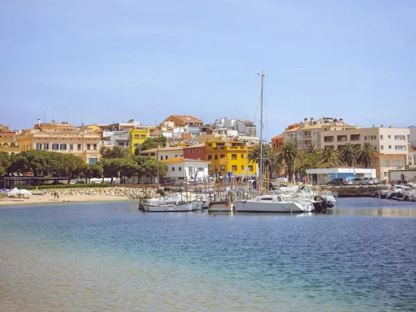 Het dorpje Palamos vlakbij Roan camping Internacional de Calonge.